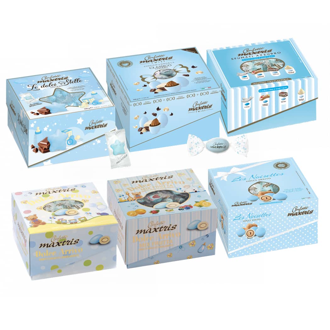 Confetti Maxtris incartati singolarmente 4 box da 500 gr – BIMBO